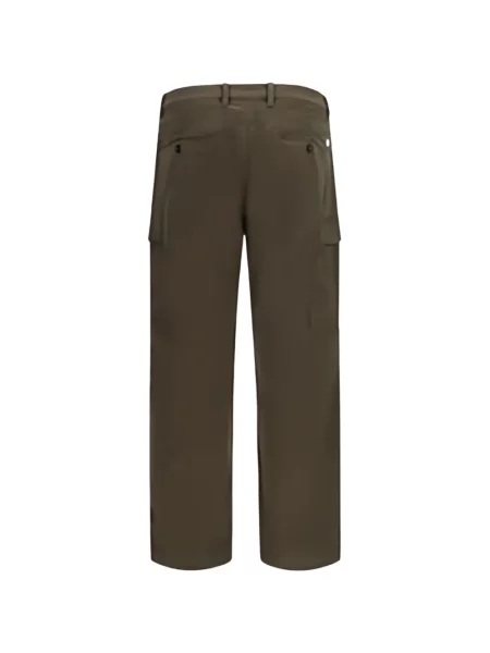 Pantaloni cargo C.p. Company din satin verde