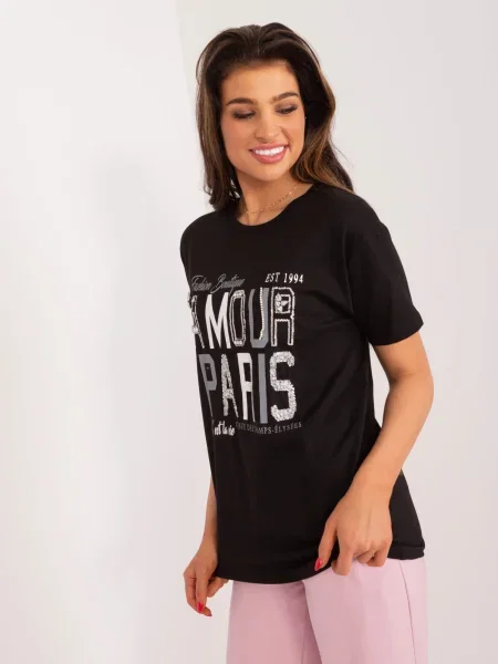 Tricou Fashionhunters negru