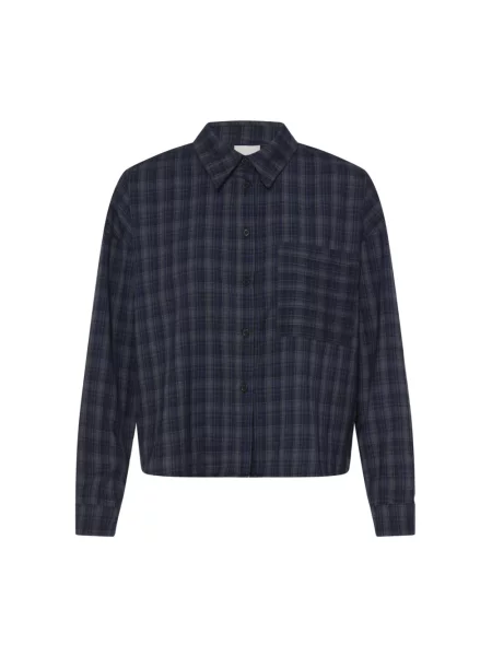 Koszula Ichi w kratkę niebieska