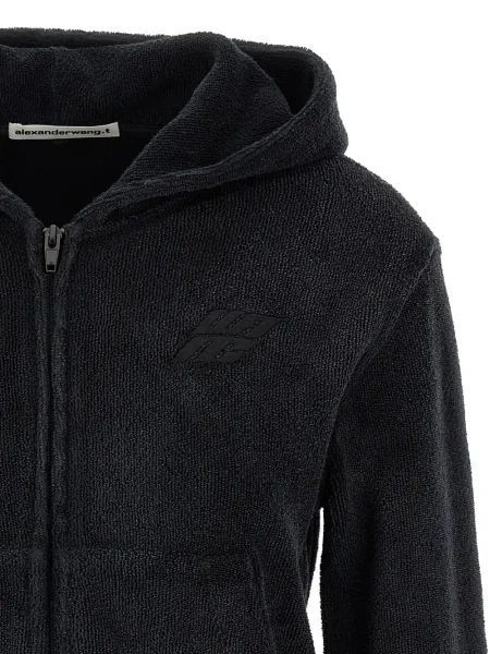 Hanorac cu glugă Alexander Wang negru
