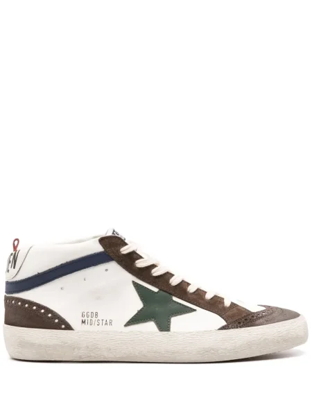 Sneakerși Golden Goose din piele alb