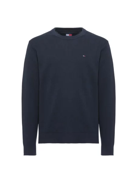 Tommy Jeans Sweter Essential Granatowy niebieski