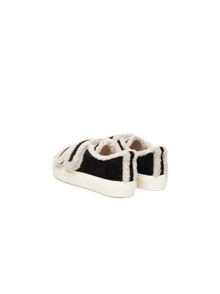 Laisvalaikio batai Inuikii Shearling Low Velcro juoda