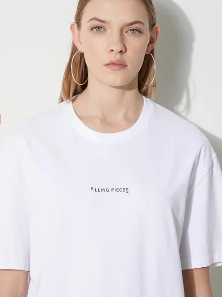 Футболка Filling Pieces з принтом білий