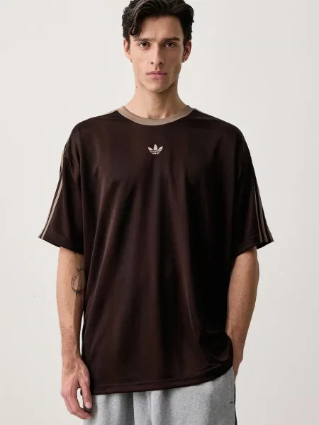 Adidas Originals tričko pánske hnedá