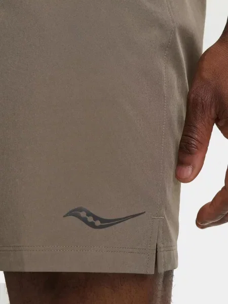 Спортивні шорти Saucony бежевий