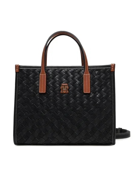 Tommy Hilfiger Kabelka Th City Mini Tote čierna