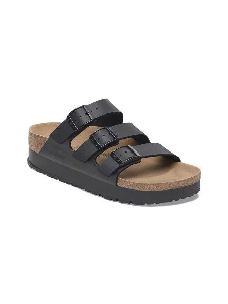 Birkenstock klapki Florida III Flex Platform BF na platformie czarny