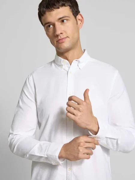 Scotch & Soda Koszula Oxford Core Regular Fit weiss biała