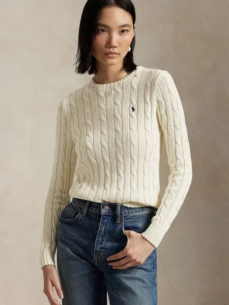 Polo Ralph Lauren sweter wełniany beżowy