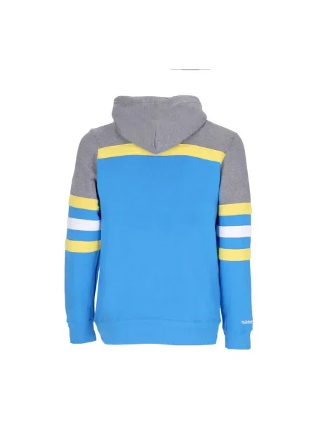 Bluza z kapturem Mitchell & Ness niebieska