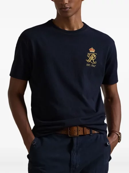 Polo Polo Ralph Lauren cu imagine de lână de costum verde