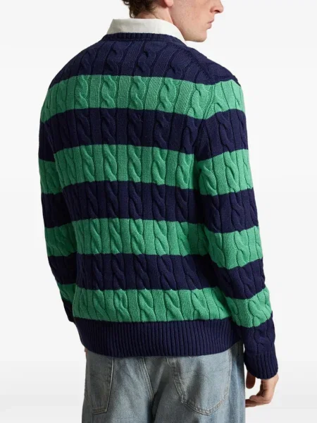 Czapka z daszkiem Polo Ralph Lauren w kratkę z twillu biznesowa niebieska