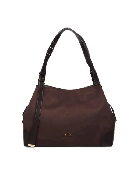 Torebka hobo Armani Exchange brązowa