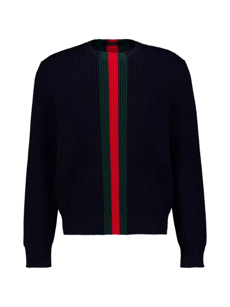 Pulover Gucci cu dungi albastru