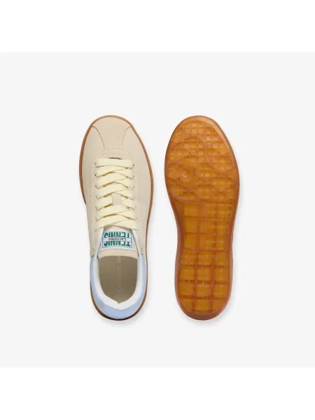 Lacoste Zamszowe Sneakersy Baseshot beżowy