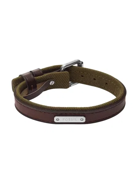 Fossil браслет шкіряний без каменю Everett
