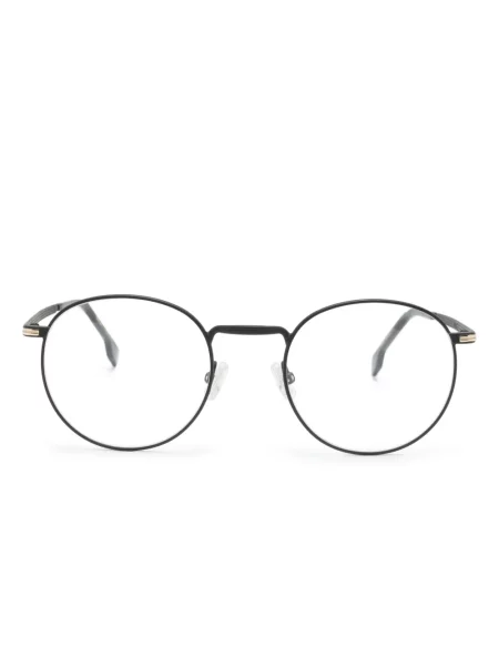 Ochelari de soare rotunzi Boss negru