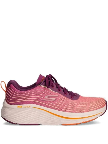 Sneakerși Skechers cu șireturi din dantelă roz