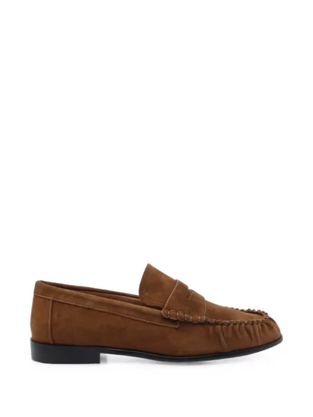 Pantofi loafer ángel Alarcón din piele de căprioară maro
