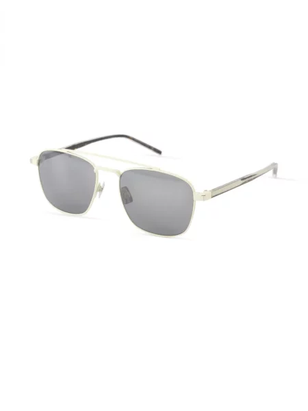 Ochelari de soare Saint Laurent auriu