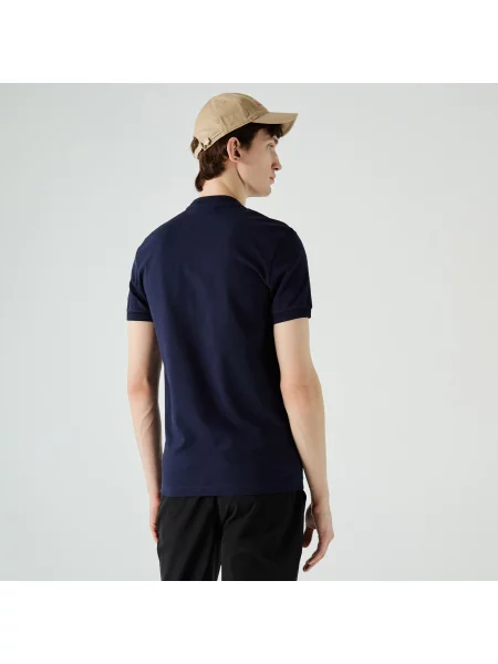 Поло Lacoste синее