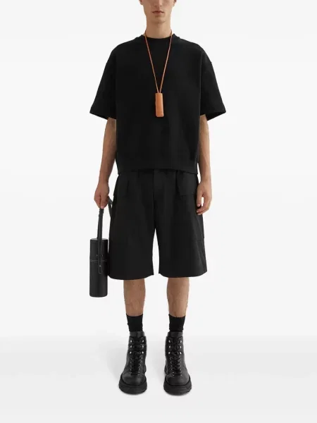 Majica Jil Sander s okruglim izrezom crna