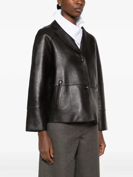 Geanta de piele Leather Authority maro