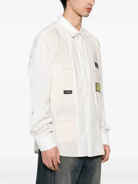 Cămașă Mm6 Maison Margiela lungă alb