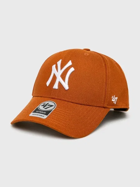 47 brand Шапка MLB New York Yankees оранжево