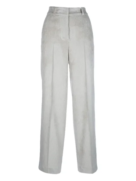 Pantaloni Peserico de catifea cord gri