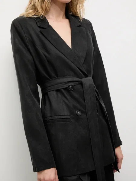 Answear.LAB sacou cu doua randuri de neted negru