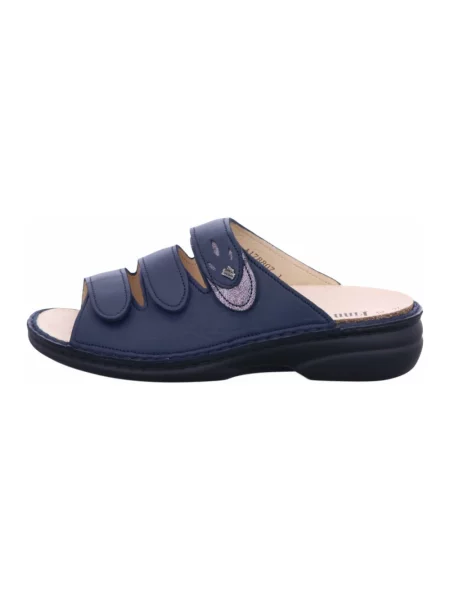Klapki Finn Comfort niebieskie