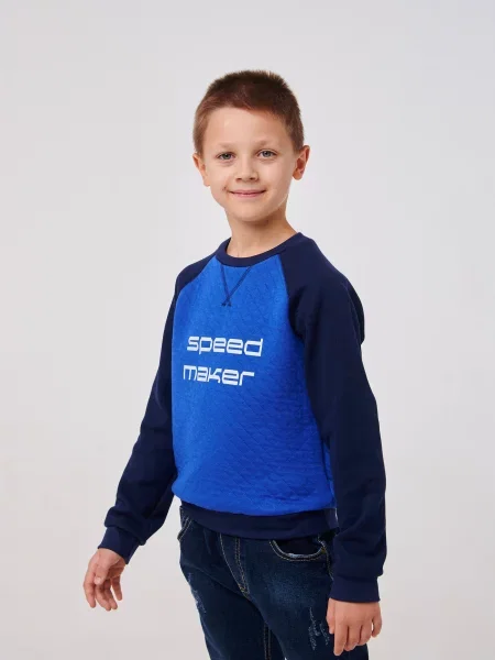 Дитячий Світшот SMIL синій