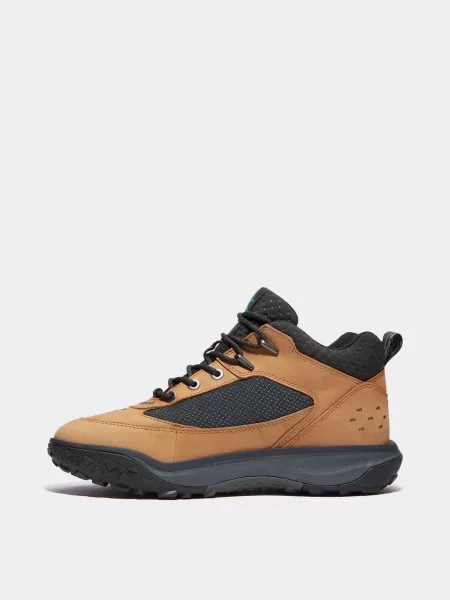 Ботинки Timberland из нубука коричневые