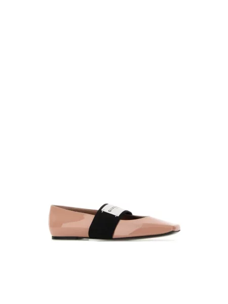 Balerinki Givenchy skórzane różowe