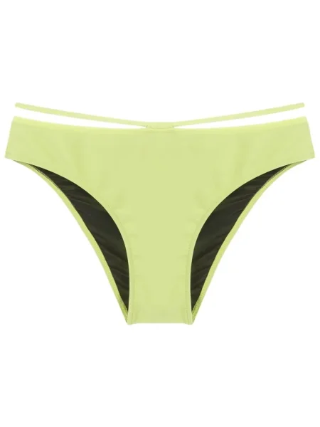 Bikini Gloria Coelho z niską talią zielony