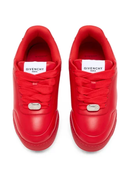 Sneakerși Givenchy din piele cu autograf roșu