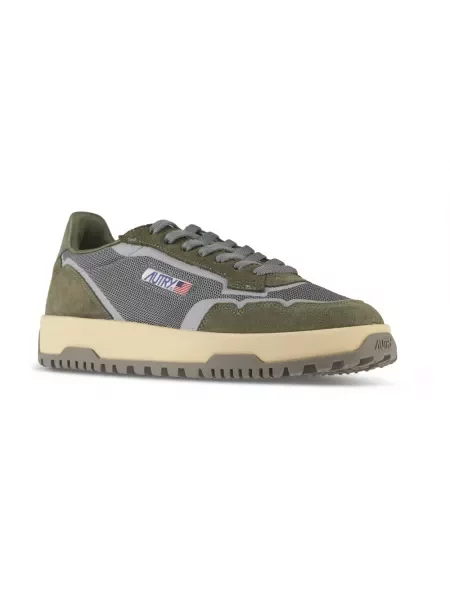 Sneakersy Autry zamszowe zielone