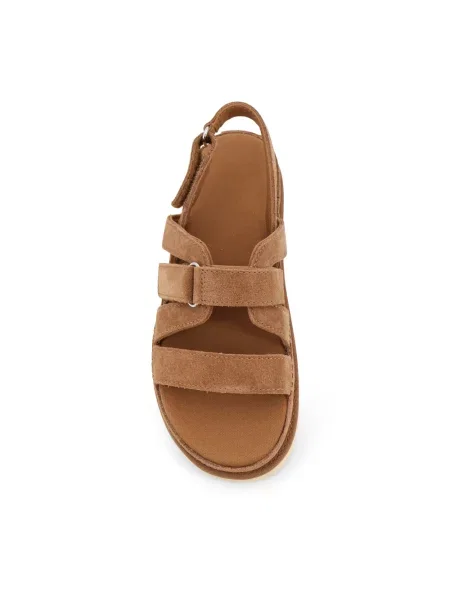 Sandały Ugg zamszowe brązowe