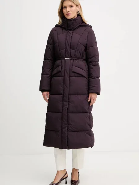 BOSS kurtka zimowa fioletowy
