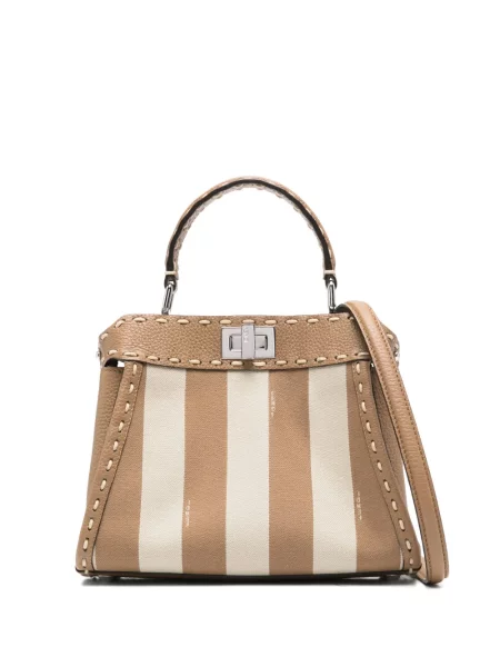 Geantă shopper Fendi maro