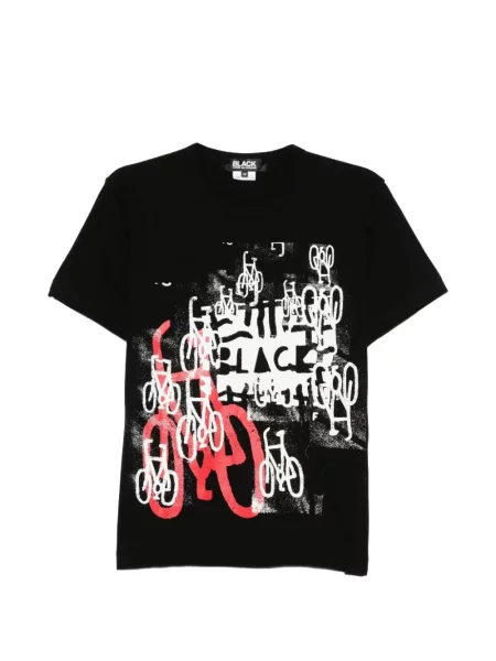 Tricou Black Comme Des Garçons cu imagine negru