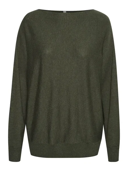 CULTURE Pulover Annemarie închis verde