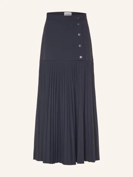 Claudie Pierlot Spódnica Plisowana blau granatowa