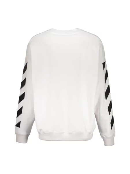 Bluza z kapturem Off-white z kapturem biała