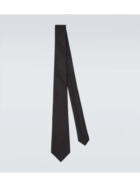 Svilena kravata Gucci crna