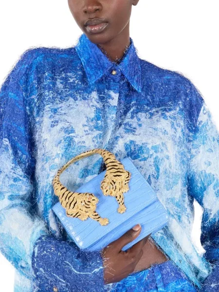 Geantă Roberto Cavalli albastru