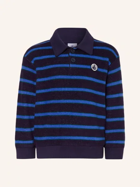Petit Bateau Froté Polokošile tmavě / tmavě zelená modrá