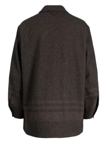 Klasikinis apykaklė striukė White Mountaineering balta